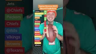 Denver Broncos 2023 Record Predictions #nfl #nfltrending #nflviral #trending #broncos #predictions