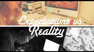 Expectations vs. Reality of a Studyblr