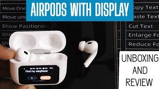 Apple AirPods pro With Touch Screen Display ANC+ ENC | Unboxing and Review