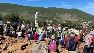 WOW ! Surprise on Top of Apparition Hill Medjugorje