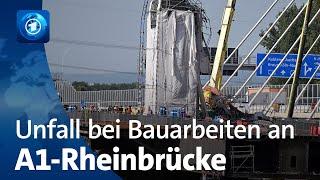 A1-Rheinbrücke: Ein Toter und Verletzte bei Bauarbeiten