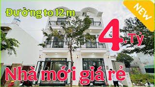 Nhà giá rẻ quận 12 khu phân lô hơn 4 tỷ đồng (ms 6391) Có 4 phòng ngủ, cây xanh, vỉa hè, đường 12 m