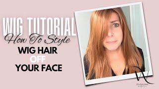 Wig Tutorial | Styling Wig Hair Off Face | Belle Tress Wig #wigtutorial  #wigstyling  #belletress