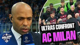 Thierry Henry reacts to AC Milan's ultra confrontation! | CBS Sports Golazo