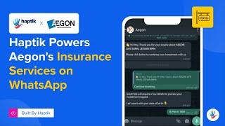 Insurance WhatsApp Chatbots with Haptik