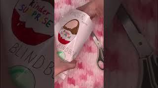 Unboxing kinder blind box#blindbox #fun #asmr #follow #funny #shorts