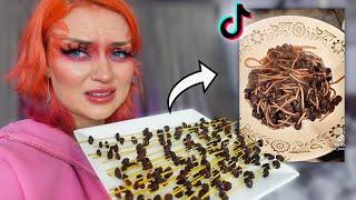 I made cursed recipes I found on Tik Tok (yes, Raisin Spaghetti)