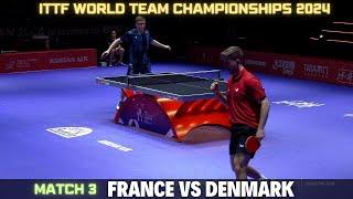 Alexis Lebrun vs Tobias Rasmussen | ITTF World Team Table Tennis Championships Finals Busan 2024