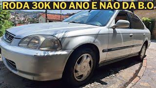 Honda Civic Ex 1998 - Revisão Preventiva c/ 276.000 Km *Roda 30K no Ano e Nunca Deixou na Mão*