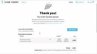 Clean Coders Business Account Tutorial