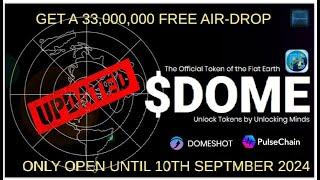 Did you get your 33 Million? DOMESHOT on the Pulse Chain network -   Can't see tokens?  Use my guide