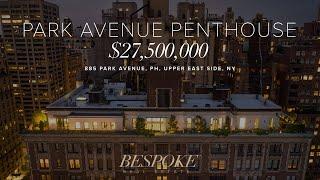 $27,500,000 Newly Finished Full-Floor Park Avenue Penthouse