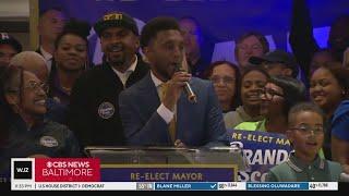 Brandon Scott wins re-election as Baltimore's mayor