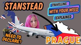 I Took 15g Of Medical Cannabis Out The Country | STANSTEAD To PRAGUE Flying Experience