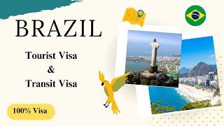 Brazil Jane Ka Easy Process Kya Hai! Brazil Tourist Visa! Brazil Visa Ke Liye Kya Documents Chiye?