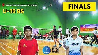 ADHAV SURYA vs KEVIN ABHINAV RAJ | FINALS | U-15 BS | JUNIORS BADMINTON TOURNAMENT - 2024