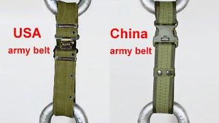 HYDRAULIC PRESS AND ARMY BELTS FROM DIFFERENT COUNTRIES