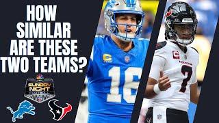 How Close are the Lions and the Texans? Sunday Night Football Preview