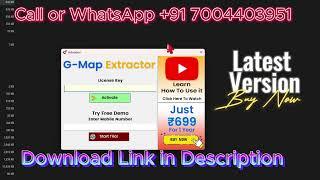 Google Maps Data Extractor Latest Version | Download Free Google Data Extractor | Free Demo