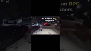 OMG! Lambo Robbery Turns Into Rocket Launcher Fail!#shorts