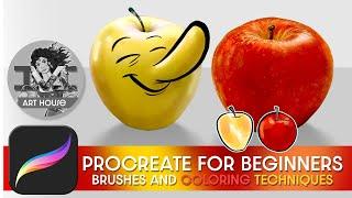 Procreate Beginner Level - brushes and coloring | Marsden's Art House 