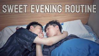 Waking Up My Boyfriend With Kisses｜Sweet Evening Routine「Gay Couple Joe and Wanzi」