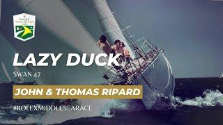 Rolex Middle Sea Race 2024 | SWAN 47 Lazy Duck - John and Thomas Ripard