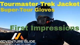 Tourmaster Alpine Trek Jacket & Super Tour Gloves First Impressions / BMW GSA & Honda Goldwing Ride