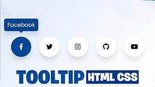 Tooltips in PURE CSS | HTML5 CSS3 | Zia Codes