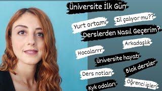 ÜNİVERSİTE İLK GÜN / ÜNİVERSİTEYE  BAŞLAYANLARA TAVSİYELER! / ÜNİVERSİTE TAVSİYELERİ   #kyk