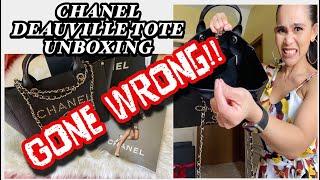 CHANEL DEAUVILLE TOTE (small) UNBOXING 'GONE WRONG!! |first Impression|Quick Modshot