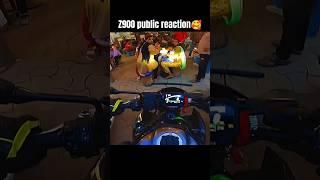 Kawasaki z900 public reaction lauded sounds full system #motovlog #z900 #rider #biker #arrow #zx10r
