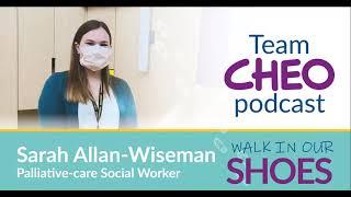 Sarah Allan-Wiseman, Palliative-care Social Worker