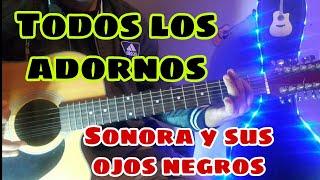 Todos los adornos | Sonora y sus ojos negros | Tutorial guitarra facil | Estilo campirano