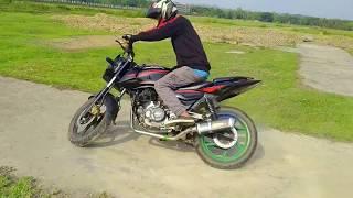 Pulsar 180 Modified Live bike Stunt  | SKS