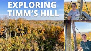 Timm's Hill WI Fall Colors (Observation Tower Climb & Hike) Price County Wisconsin