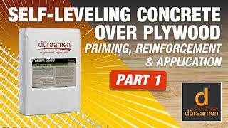 Step-by-Step Self-Leveling Concrete Installation on Plywood with Spiderlath - Part 1