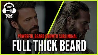 528 Hz Extremely Powerful Grow Full Thick Beard Fast | Binaural Beat Meditation | Manifest Miracles