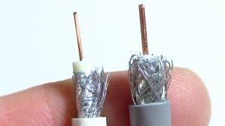 The difference between RG59 & RG6 coax cables