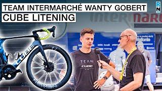 Cube Litening pro bikes at the Tour de France 2024: A visit to the Intermarché Wanty Gobert team