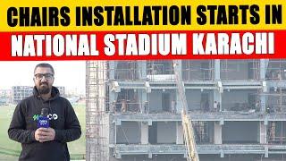 Exclusive Vlog : Chairs Installation Starts in National Stadium Karachi | DN Sport