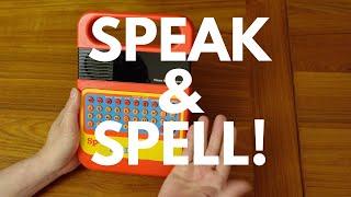 Retro Tech & Kraftwerk Influence - Vintage Texas Instruments Speak & Spell Demo