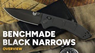 Benchmade Narrows Black DLC - M390 Titanium Knife Overview