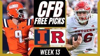 ILLINOIS vs RUTGERS CFB Picks & Prediction | College Football Free Picks Today