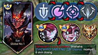 SUN KU DI LOCK GLOBAL JULIAN JAGO BANGET BANGKE | LANGSUNG MODE MVP M1 | MOBILE LEGENDS