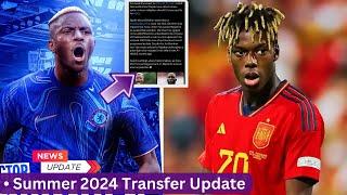 BREAKING: Victor Osimhen to Chelsea (Agent Speaks + Full Details) Nico Williams to Barcelona & More