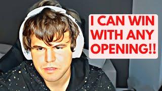 Magnus Carlsen plays RUBBISH 1.H4 opening to HUMILIATE GM in Blitz