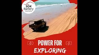 SOK Battery Australia Lithium LiFePO4 power for caravanning