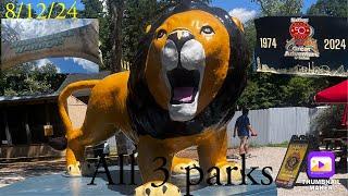 Visiting all 3 Six Flags Great Adventure resort parks in 1 day 8/12/24!