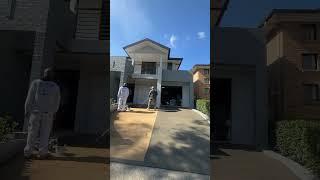 Driveway painting/concrete floor painting #commercialpainters